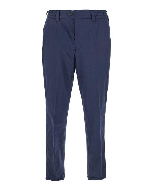 PT Torino Blue Rebel Pants With Elastic Waist for men