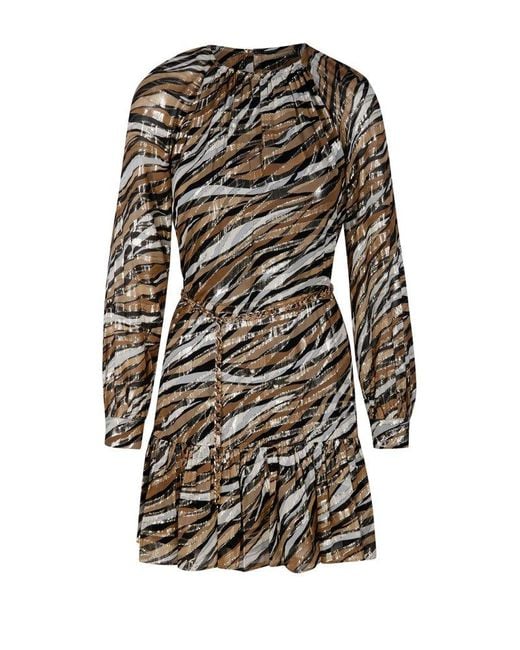 Michael kors zebra print dress cheap
