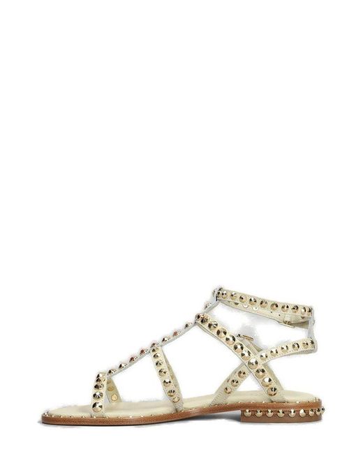 Ash Natural Precious Studded Sandals