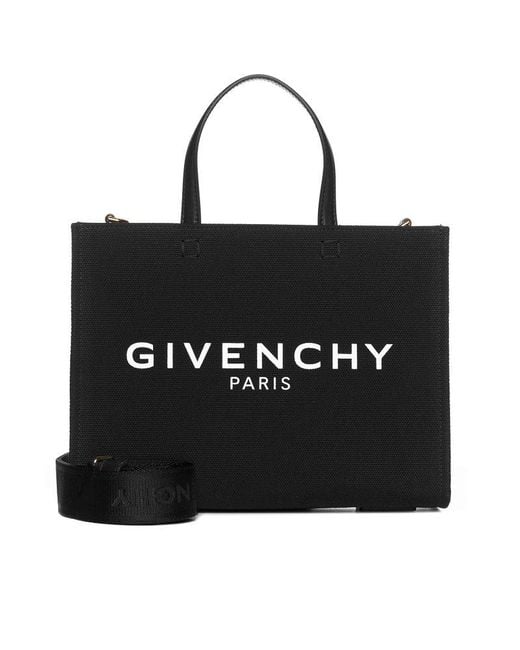 Givenchy Black G Tote Small Canvas Bag