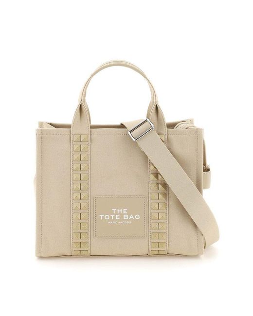 Marc Jacobs Tote Bag Small Studs in Natural | Lyst
