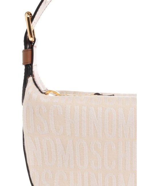 Moschino White Shoulder Bag,