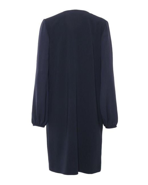 Max Mara Blue Midi Dress