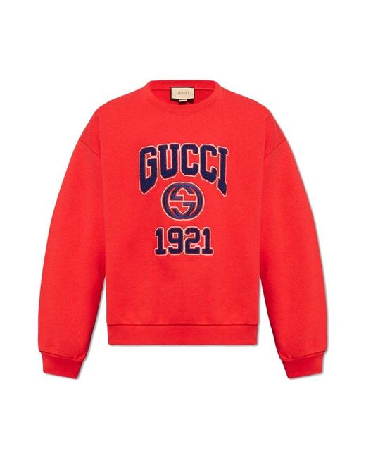 Gucci Logo-embroidered Sweatshirt, for men