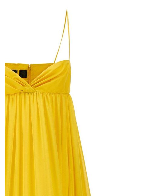 Pinko Yellow Morellino Dresses