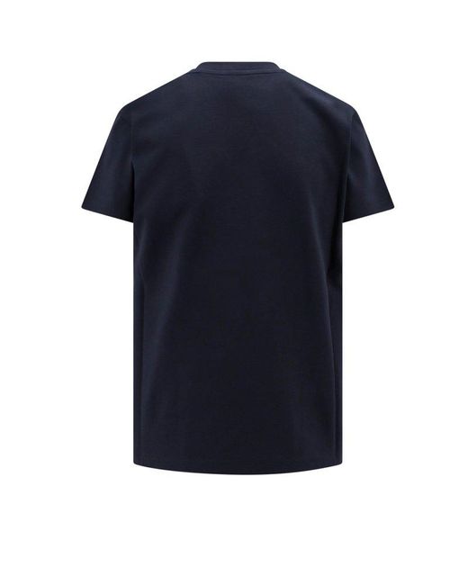 Moncler Blue T-shirts And Polos