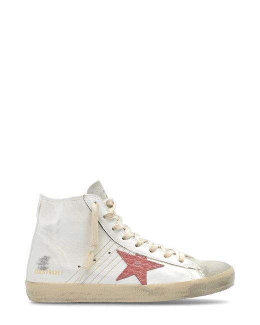 Golden goose deluxe brand high top sneaker clearance
