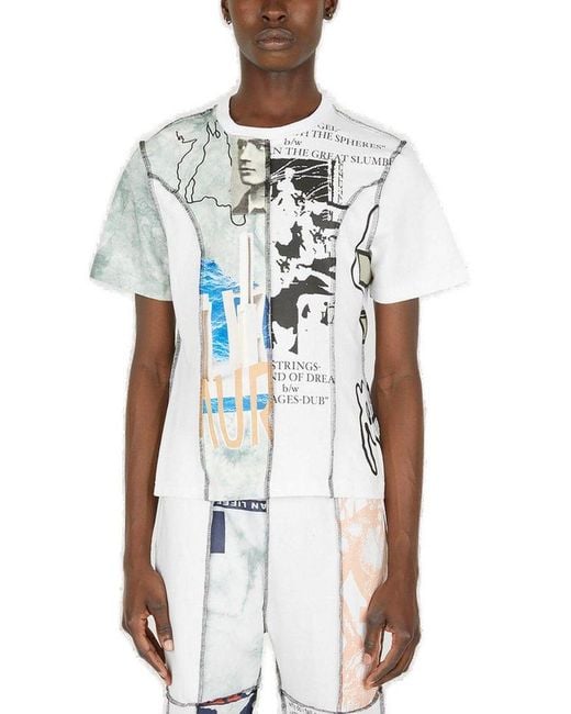 Pam White P.A. Upcycle Smooth Pace Graphic Printed T-Shirt