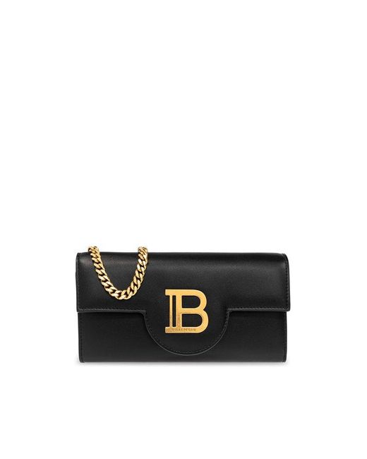 Balmain Black 'b-buzz' Wallet On Chain