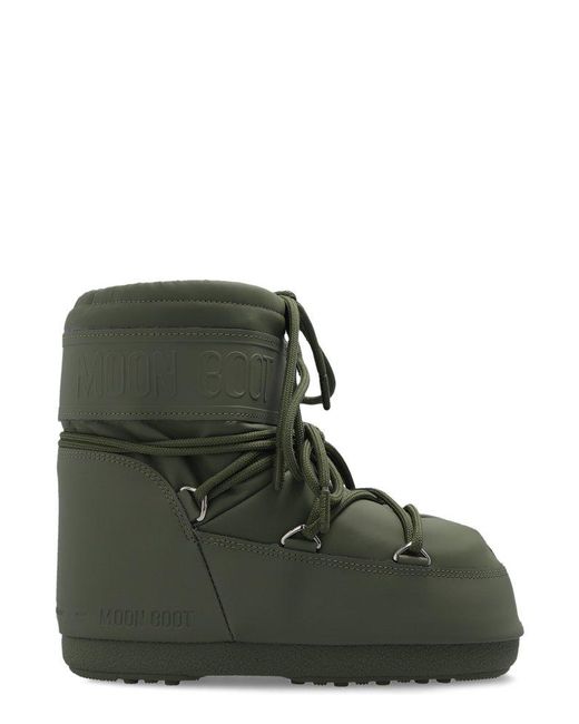 Moon Boot Green Icon Round-toe Lace-up S