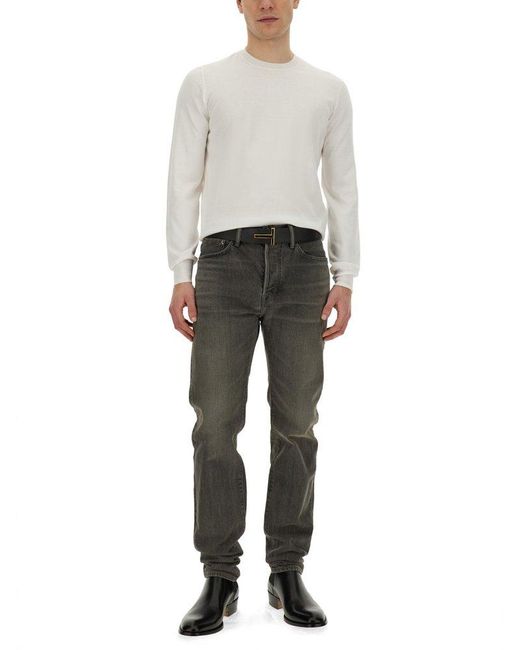 Tom Ford Gray Cotton Jersey for men