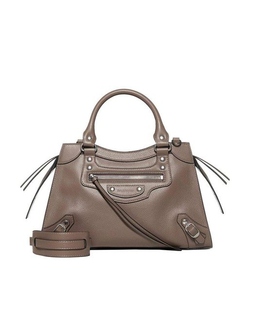 Balenciaga Brown Neo Classic Small Leather Bag