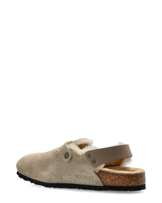 Birkenstock Gray Tokio Shearling Sandals for men