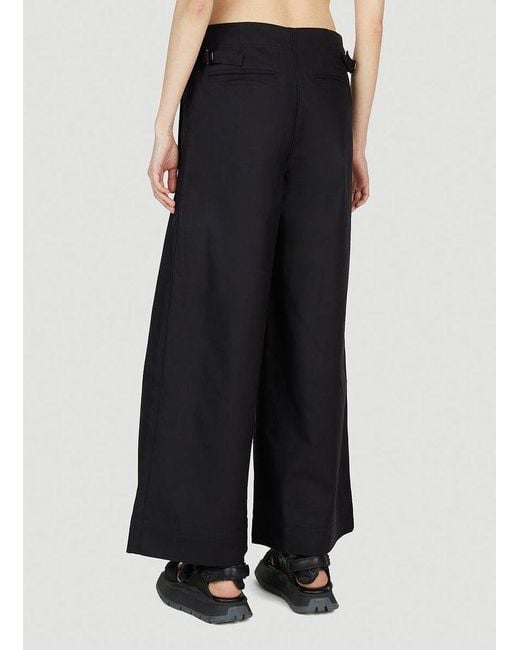 The North Face Black Wide Leg Pleated Pants