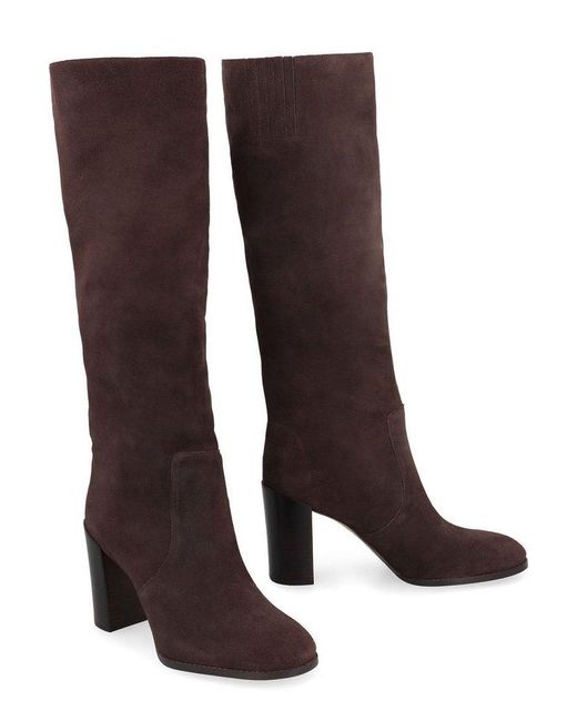 MICHAEL Michael Kors Brown Luella Suede Knee High Boots