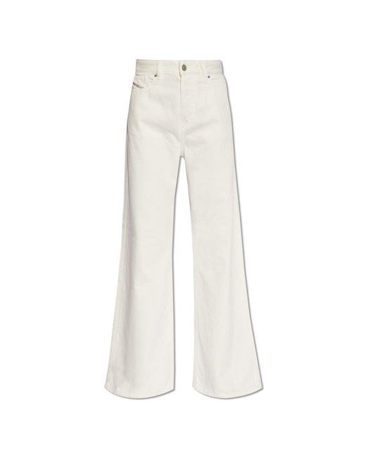 DIESEL White 1996 D-Sire L.32 Loose-Fit Jeans
