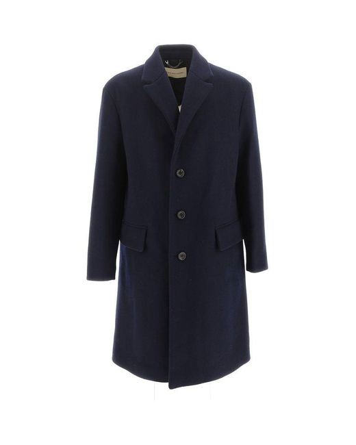 Dries Van Noten Blue Coats for men