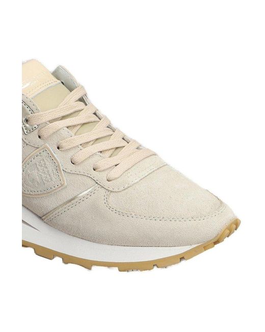 Philippe Model White Tropez Haute Lace-Up Sneakers