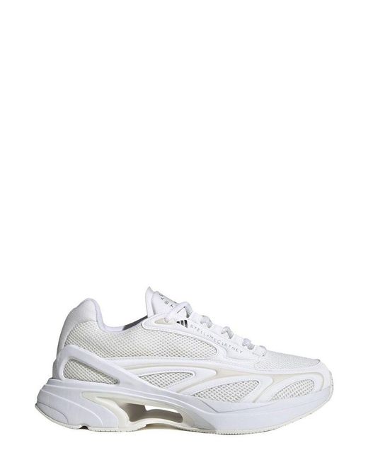 Adidas By Stella McCartney White Sportswear 2000 Lace-up Sneakers