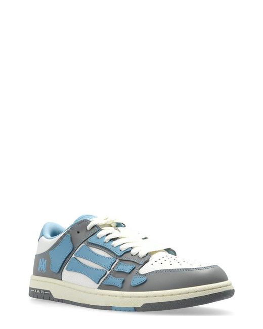 Amiri Blue Sneakers Varsity Skel Top for men