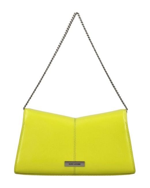 Marc Jacobs Yellow The St Marc Clutch Bag