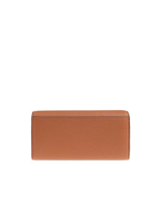 Chloé Brown Leather Wallet,