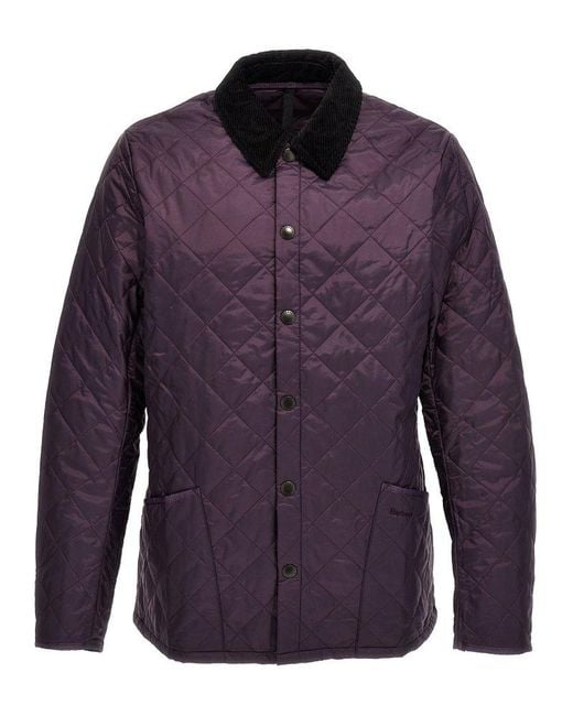 Barbour casual jacket mens purple hotsell