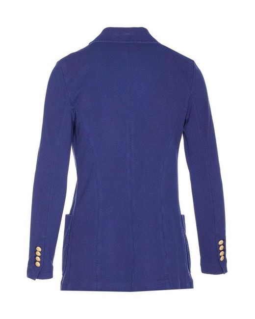 Circolo 1901 Blue Double-Breasted Jacket