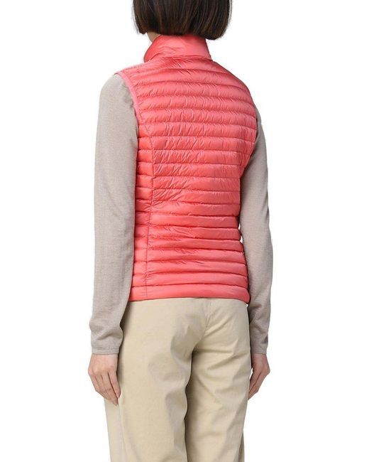 Colmar Red Zipped Quilted Gilet