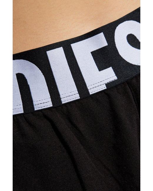 DIESEL Black Pyjama Bottom En-D-Pop