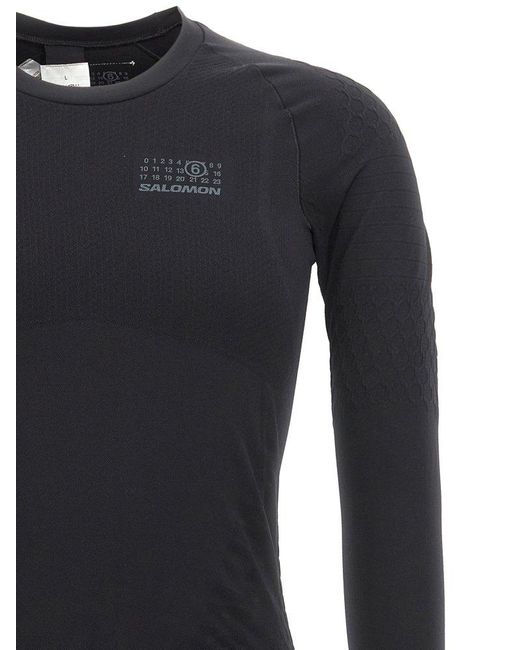 MM6 by Maison Martin Margiela Black Maison Margiela X Salomon Sweater for men