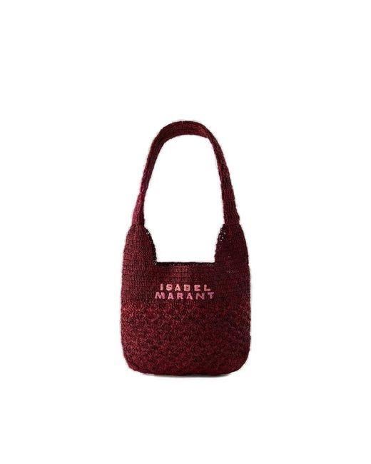 Isabel Marant Red Praia Small Shopper Bag