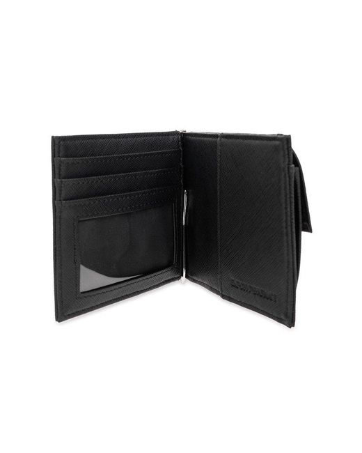 Emporio Armani Black 'sustainability' Collection Wallet for men