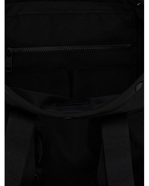 Moncler Black Small 'Tech' Shopping Bag for men