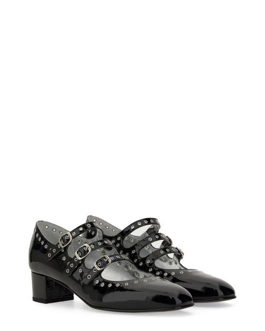 CAREL PARIS Black Mary Jane Camden Pumps
