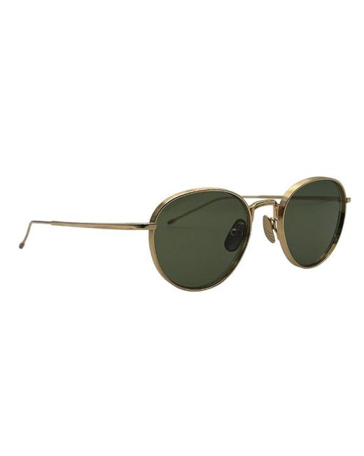 Thom Browne Green Pantos Frame Sunglasses