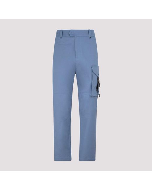 landlord Better Partial Dior Cotton Strap Detailed Cargo Pants in Blue for Men | Lyst