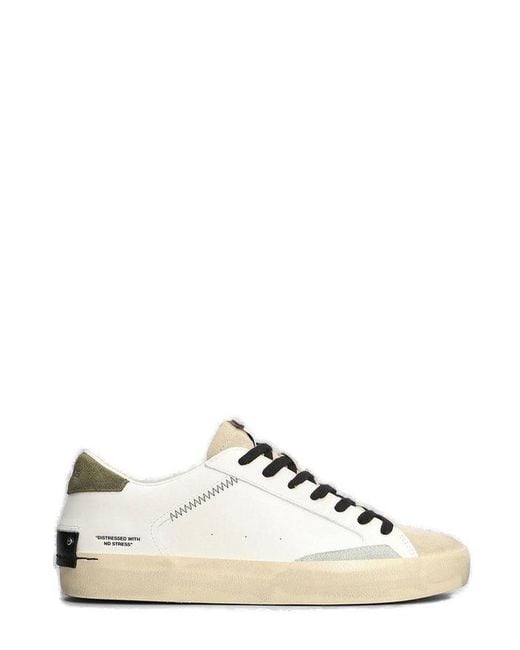 Crime London Multicolor Distressed Sneakers for men