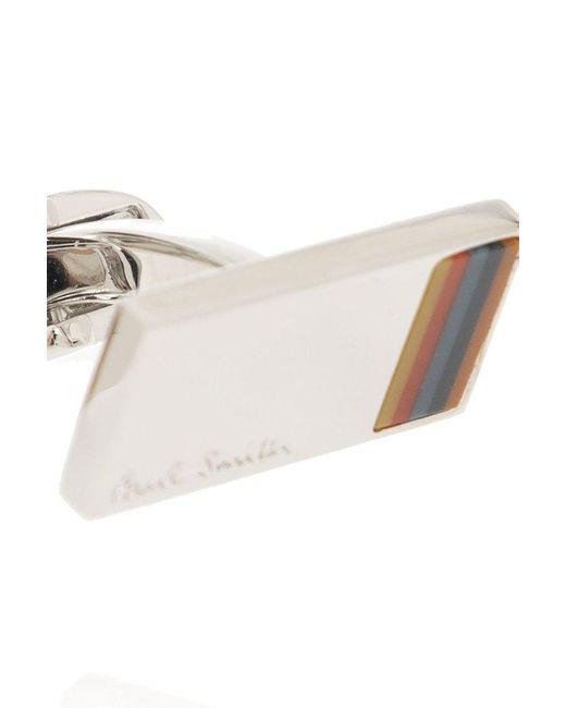 PS by Paul Smith Multicolor Paul Smith Logo-Engraved Cufflinks Cufflinks for men
