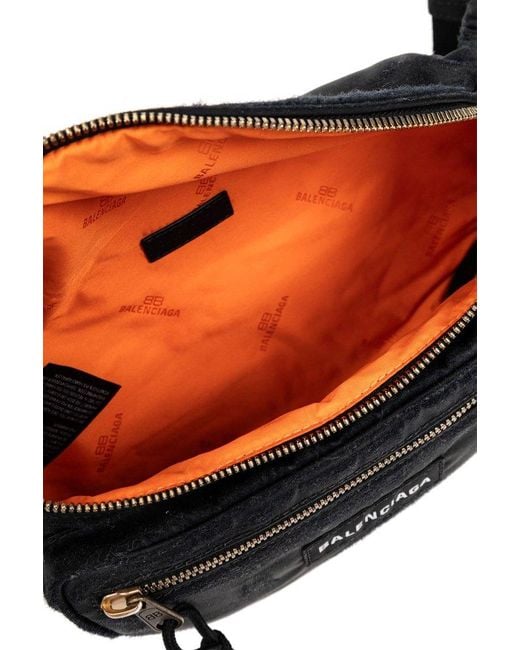 Balenciaga Black 'explorer' Belt Bag, for men