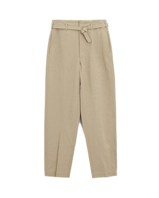 Lemaire Natural Loose Fit Chino Pants for men