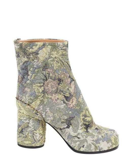 Maison Margiela Multicolor Tapestry Tabi Ankle Boots