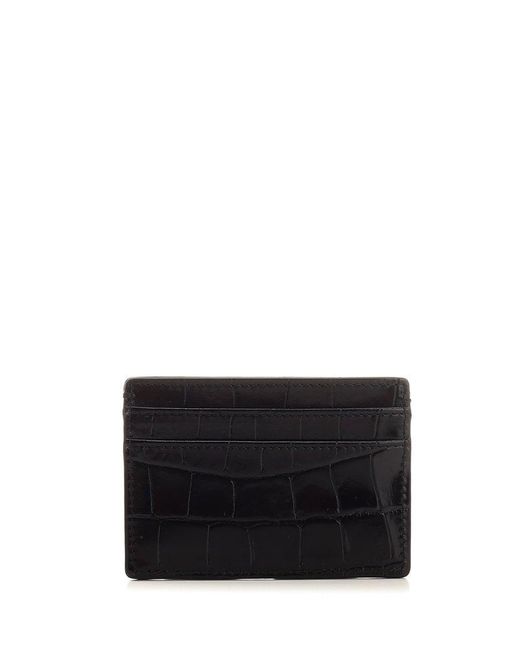Versace Medusa Biggie Card Holder in Black for Men Lyst
