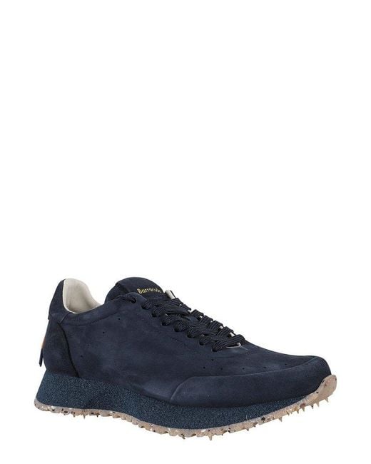 Barracuda Blue Lace-Up Sneakers for men