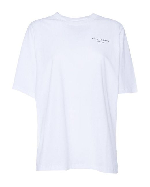 Philosophy Di Lorenzo Serafini White T-Shirt With Logo