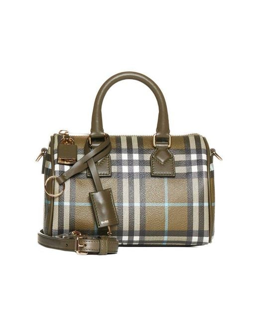 BURBERRY VINTAGE CHECK MINI BOWLING BAG – Baltini