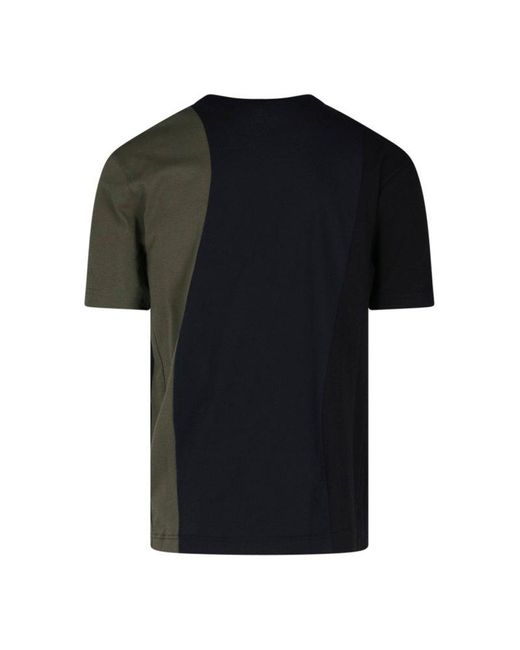 Moncler Genius Black Adidas Originals Logo-appliquéd Panelled Cotton-piqué And Jersey T-shirt for men