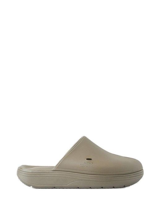 Suicoke Gray Polk Split-Toe Slip-On Sandals for men