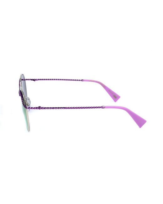 Marc Jacobs Purple Round Frame Sunglasses