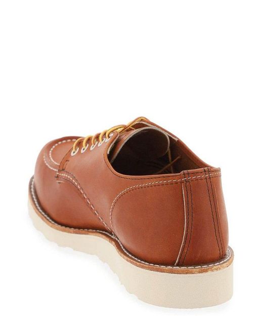 Red Wing Brown Oxford Lace-up Shoes for men